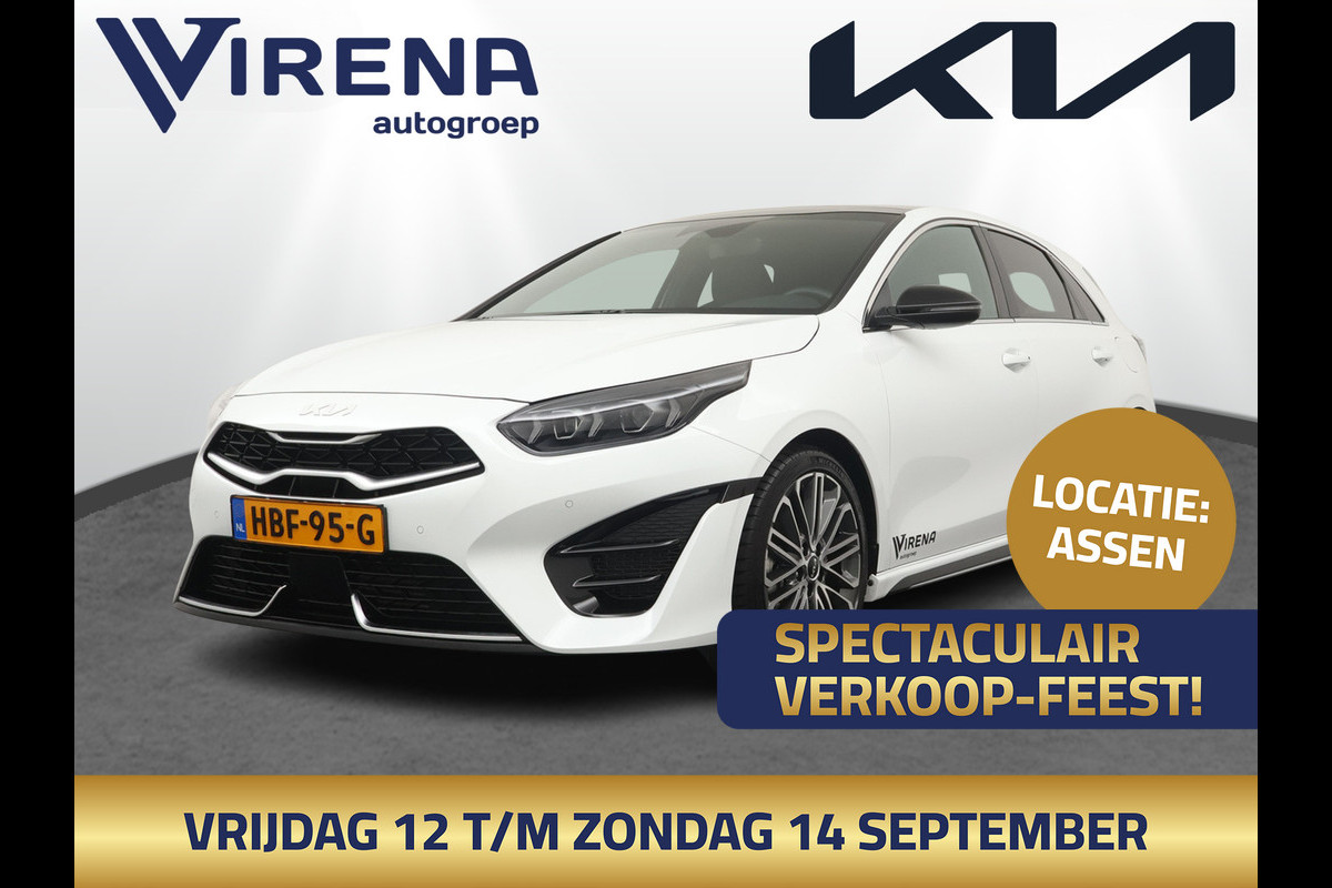 Kia Ceed 1.5 T-GDi GT-PlusLine - Rijdende Demo - Stoel/Stuurverwarming - Adaptief Cruise Control - Navigatie - Climate Control - Fabrieksgarantie Tot 2032