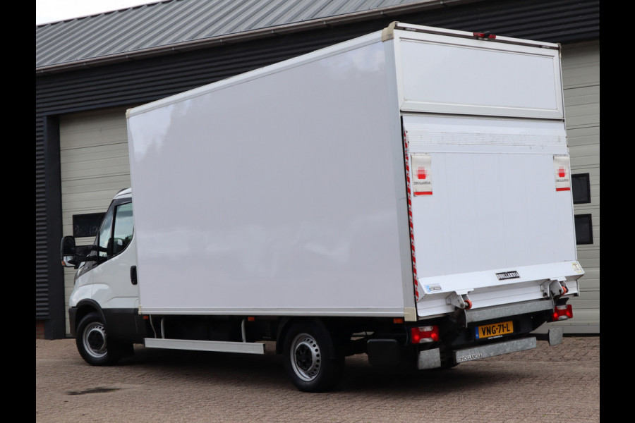 Iveco Daily 35S14 - 136pk Euro 6 Bakwagen - Dhollandia Klep + Zijdeur - Airco - Camera