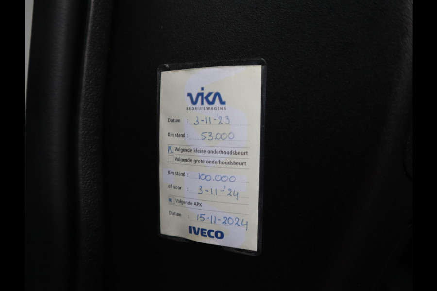 Iveco Daily 35S14 - 136pk Euro 6 Bakwagen - Dhollandia Klep + Zijdeur - Airco - Camera