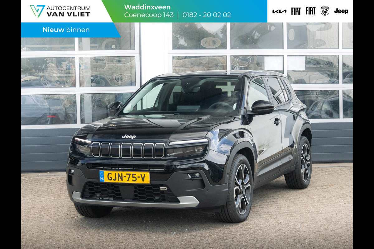 Jeep Avenger Summit 54 kWh | Clima | Camera | Apple Carplay | Elektr. A-Klep | Winter Pack | Navi | BSM | Warmtepomp