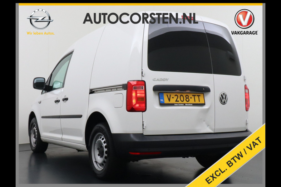 Volkswagen Caddy 2.0TDI L1H1 2X Schuifdeur Airco Cruise Control BMT Comfortline Pdc Bluetooth Achterdeuren Tussenwand Euro 6
