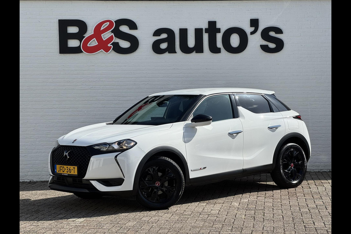 DS DS 3 Crossback 1.2 Performance Line+ Leder alcantara Camera Carplay Cruise Navigatie Clima