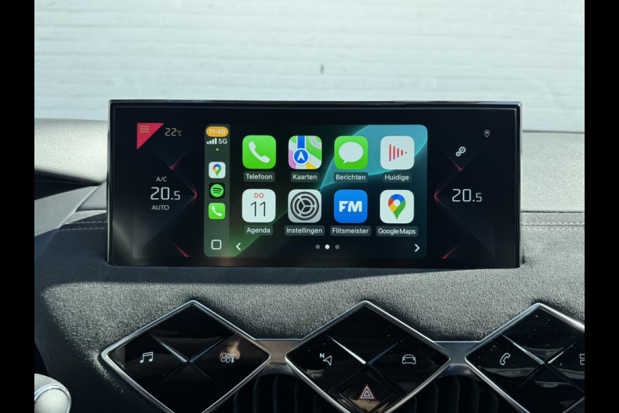 DS DS 3 Crossback 1.2 Performance Line+ Leder alcantara Camera Carplay Cruise Navigatie Clima