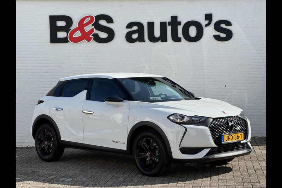 DS DS 3 Crossback 1.2 Performance Line+ Leder alcantara Camera Carplay Cruise Navigatie Clima
