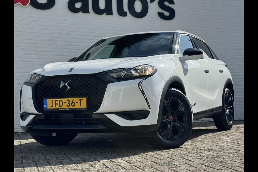 DS DS 3 Crossback 1.2 Performance Line+ Leder alcantara Camera Carplay Cruise Navigatie Clima