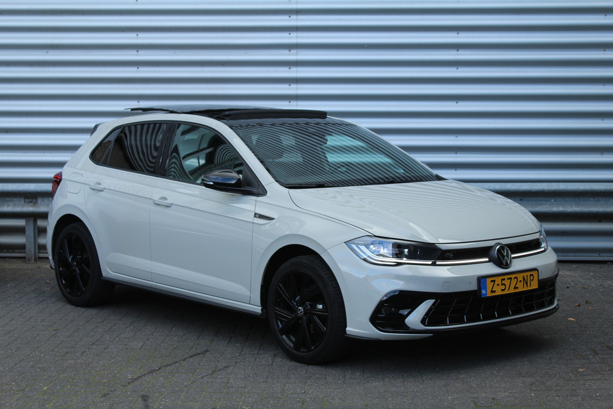 Volkswagen Polo 1.0 TSI 96pk R-Line DSG7 NL-Auto NAP Panoramadak Clima Cruise Navi Camera Dig. Cockpit IQ Light 16"LMV