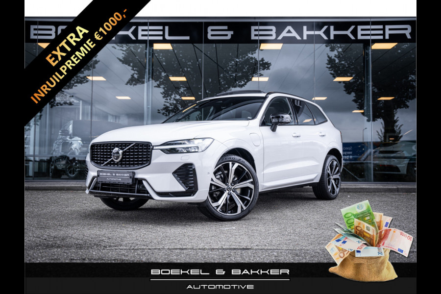 Volvo XC60 2.0 T6 Recharge AWD R-Design ** Luchtvering ** Panodak ** 360 HUD ** Trekhaak