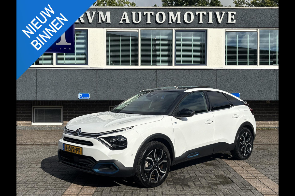 Citroën Ë-C4 Shine 50 kWh VAN: 19.400,- VOOR: 17.770,- UW HERFSTVOORDEEL: 1.630,- EURO | ORIG.NL AUTO | DEALER ONDERHOUDEN | RIJKLAARPRIJS INCL. 12MND BOVAG | LEDERPAKKET MET ELECTR STOEL |