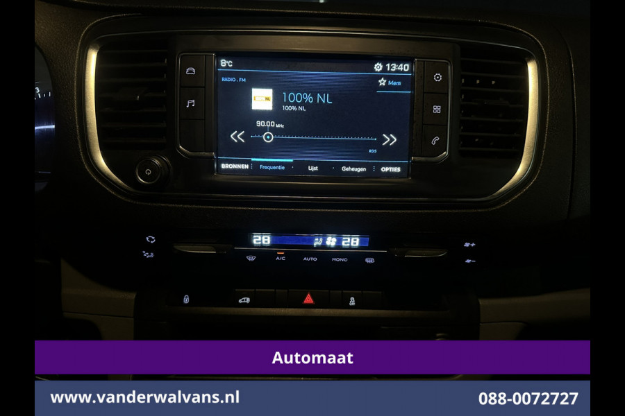 Peugeot Expert 1.6 BlueHDI Automaat L2H1 Euro6 Airco | 2x zijdeur | Trekhaak | Camera | Apple Carplay | Android Auto Cruisecontrol, Parkeersensoren, Stoelverwarming, Bijrijdersbank