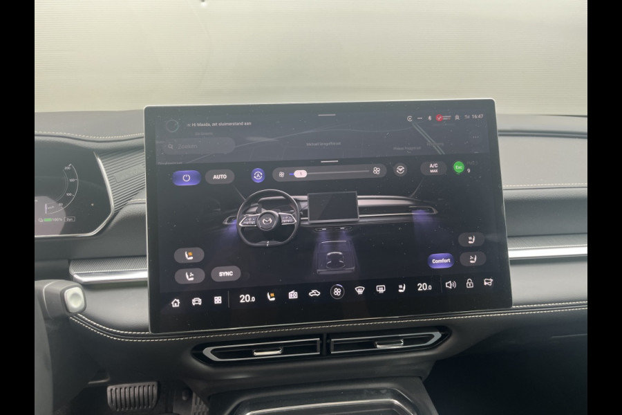 Mazda 6e Takumi 68.8 kWh, 258pk, 1500kg trekgewicht