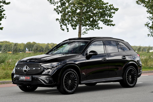 Mercedes-Benz GLC 300e 4MATIC AMG. Luchtv, NappaLeder, 4W sturing, Pano, Digital, Memory, Distro+, 360, HUD, Burm, Keyless!
