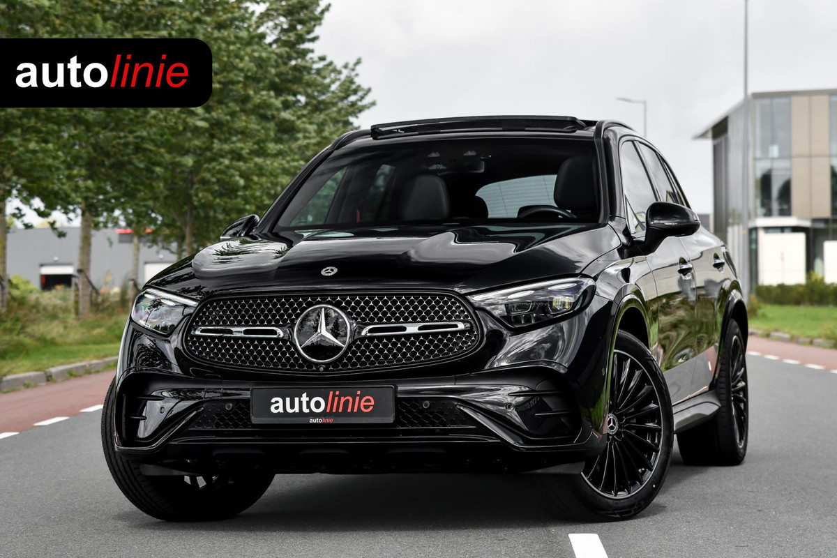 Mercedes-Benz GLC 300e 4MATIC AMG. Luchtv, NappaLeder, 4W sturing, Pano, Digital, Memory, Distro+, 360, HUD, Burm, Keyless!