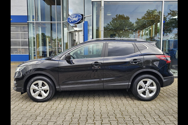 Nissan QASHQAI 1.2 Business Edition 115 pk Automaat | Led verlichting | Panoramadak | Half leder | 360 camera | Stoelverwarming | Trekhaak | Perfect onderhouden etc.