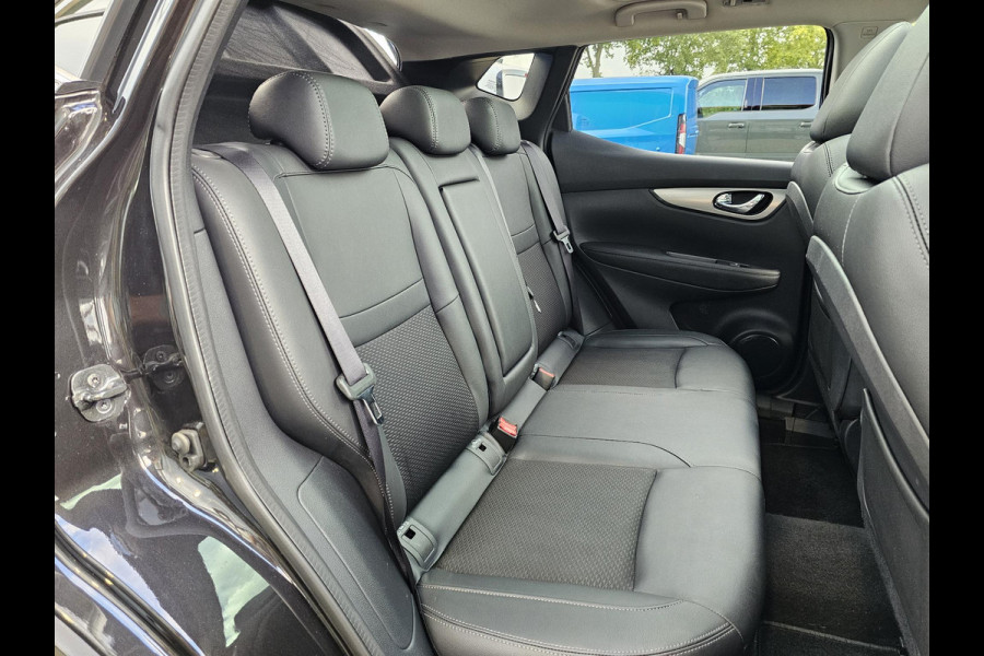Nissan QASHQAI 1.2 Business Edition 115 pk Automaat | Led verlichting | Panoramadak | Half leder | 360 camera | Stoelverwarming | Trekhaak | Perfect onderhouden etc.