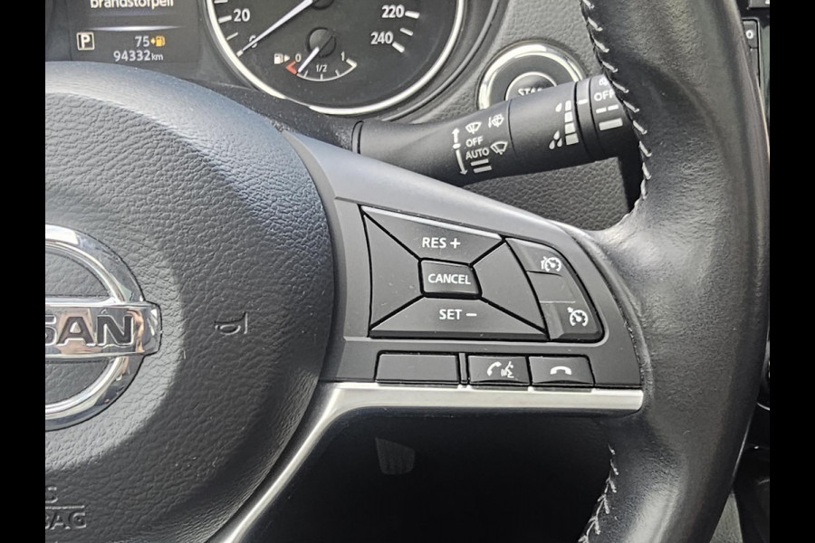 Nissan QASHQAI 1.2 Business Edition 115 pk Automaat | Led verlichting | Panoramadak | Half leder | 360 camera | Stoelverwarming | Trekhaak | Perfect onderhouden etc.