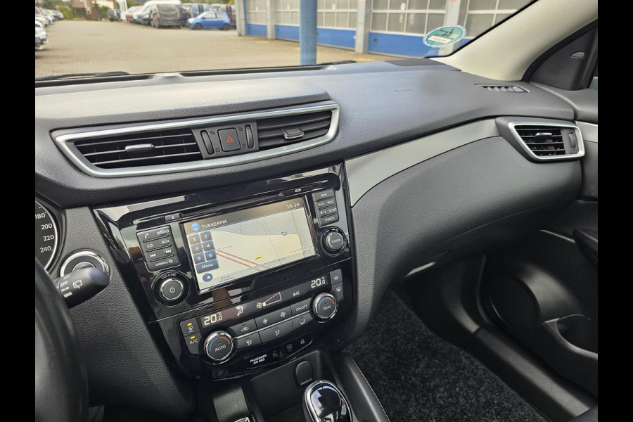 Nissan QASHQAI 1.2 Business Edition 115 pk Automaat | Led verlichting | Panoramadak | Half leder | 360 camera | Stoelverwarming | Trekhaak | Perfect onderhouden etc.