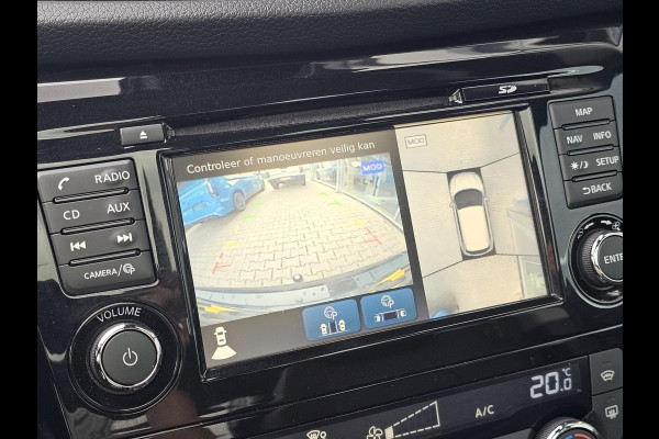 Nissan QASHQAI 1.2 Business Edition 115 pk Automaat | Led verlichting | Panoramadak | Half leder | 360 camera | Stoelverwarming | Trekhaak | Perfect onderhouden etc.