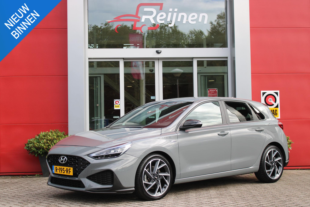 Hyundai i30 1.5 T-GDi 160PK MHEV N LINE | ELEKTRISCH VERSTELBARE BESTUUDERSSTOEL MET GEHEUGENFUNCTIE | STOEL VERWARMING | PARKEERSENSOREN VOOR EN ACHTER | ACHTERUITRIJ CAMERA | APPLE CARPLAY/ANDROID AUTO | NAVIGATIE | KEYLESS ENTRY/START | FULL LED KOPLAMPEN | DRAADLOZE TELEFOONLADER | DODEHOEK DETECTIE | CRUISE CONTROL |