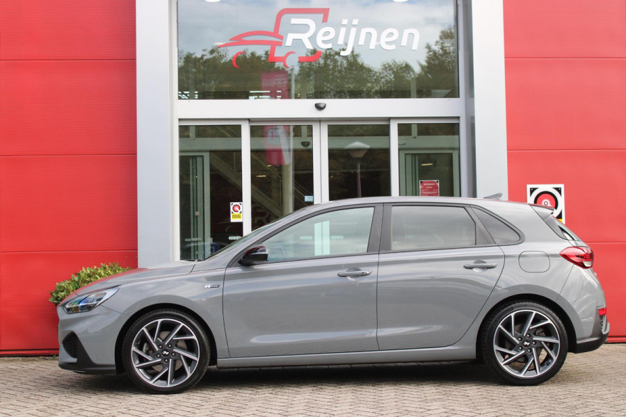 Hyundai i30 1.5 T-GDi 160PK MHEV N LINE | ELEKTRISCH VERSTELBARE BESTUUDERSSTOEL MET GEHEUGENFUNCTIE | STOEL VERWARMING | PARKEERSENSOREN VOOR EN ACHTER | ACHTERUITRIJ CAMERA | APPLE CARPLAY/ANDROID AUTO | NAVIGATIE | KEYLESS ENTRY/START | FULL LED KOPLAMPEN | DRAADLOZE TELEFOONLADER | DODEHOEK DETECTIE | CRUISE CONTROL |