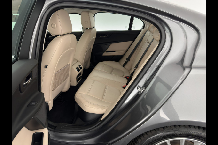 Jaguar XE 2.0 D Prestige [ DISTRIBUTIE-HOORBAAR ] Aut. *LUXURY-LEATHER | XENON | NAVI-FULLMAP | CAMERA | HEATED-COMFORTSEATS | ECC | KEYLESS | SHIFT-PADDLES | LANE-ASSIST |  PDC | CRUISE | TOWBAR | 17''ALU*