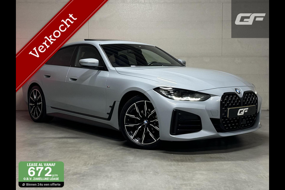 BMW 4 Serie Gran Coupé 420i M-Sport Pano H/K Memory Sfeer Leer NAP