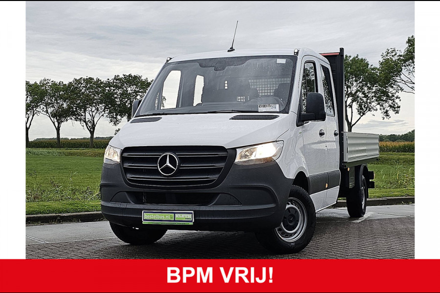 Mercedes-Benz Sprinter 315 1.9 CDI Dubbele Cabine Open-Laadbak 3.5T-Trekhaak Airco Euro6 BPM-Vrij!