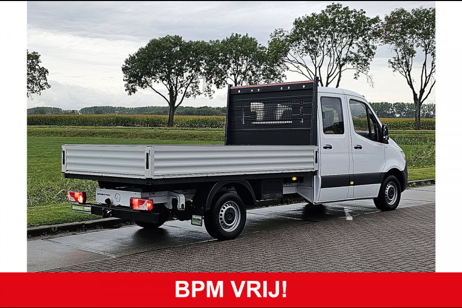 Mercedes-Benz Sprinter 315 1.9 CDI Dubbele Cabine Open-Laadbak 3.5T-Trekhaak Airco Euro6 BPM-Vrij!