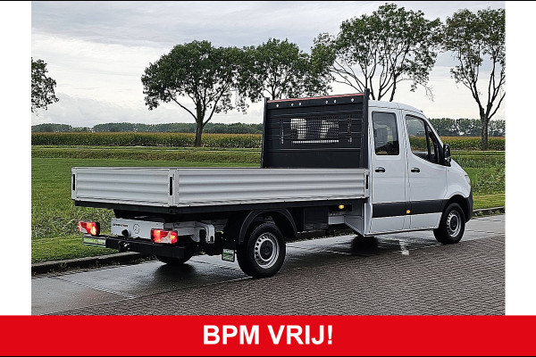 Mercedes-Benz Sprinter 315 1.9 CDI Dubbele Cabine Open-Laadbak 3.5T-Trekhaak Airco Euro6 BPM-Vrij!