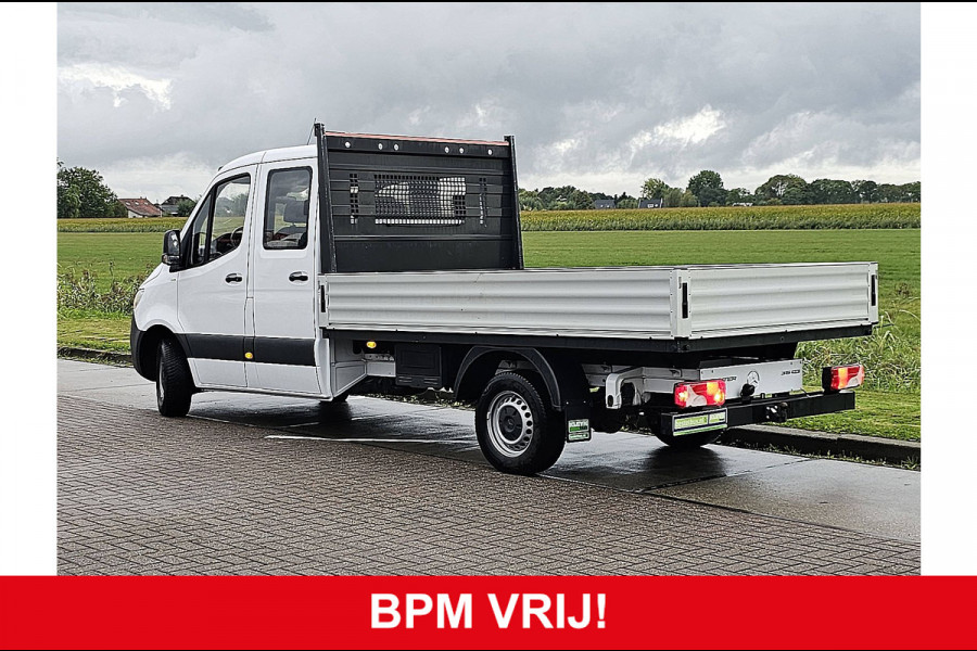 Mercedes-Benz Sprinter 315 1.9 CDI Dubbele Cabine Open-Laadbak 3.5T-Trekhaak Airco Euro6 BPM-Vrij!