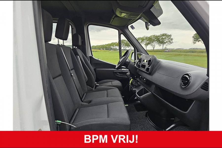 Mercedes-Benz Sprinter 315 1.9 CDI Dubbele Cabine Open-Laadbak 3.5T-Trekhaak Airco Euro6 BPM-Vrij!