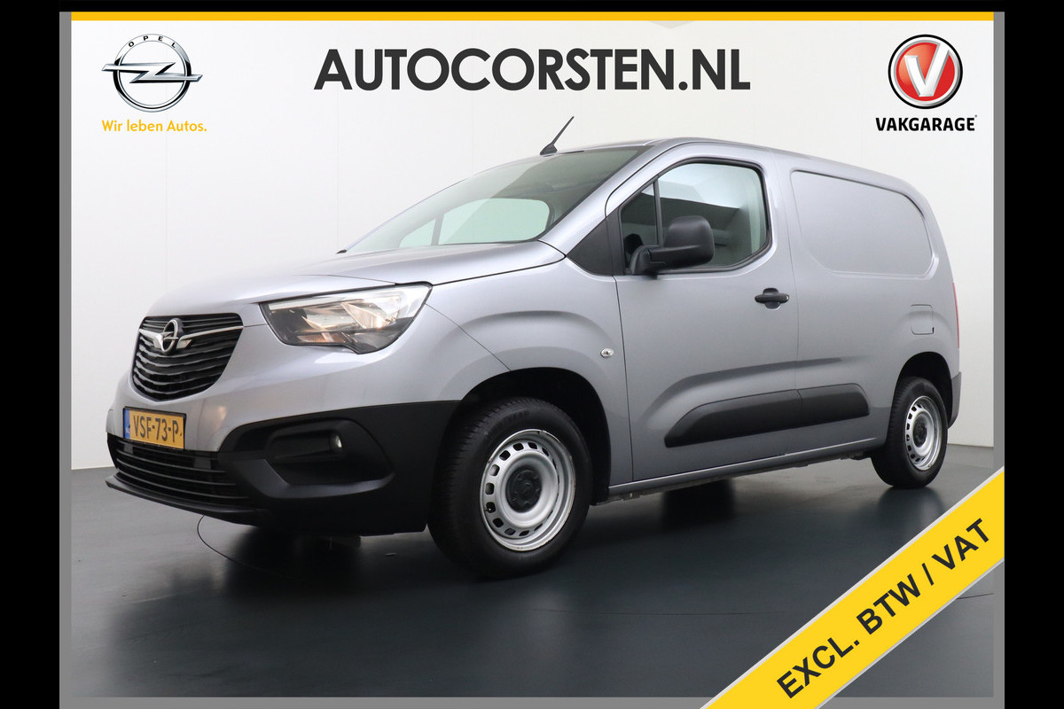Opel Combo 1.5D 102PK L1H1 Airco Cruise Control Lichtsensor Pdc Schuifdeur Betonplex vloer Lat om Lat Betimmering Tussenwand Euro 6
