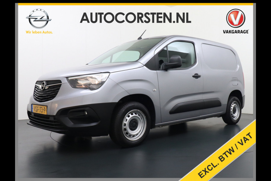 Opel Combo 1.5D 102PK L1H1 Airco Cruise Control Lichtsensor Pdc Schuifdeur Betonplex vloer Lat om Lat Betimmering Tussenwand Euro 6