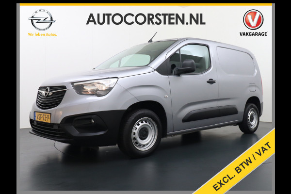 Opel Combo 1.5D 102PK L1H1 Airco Cruise Control Lichtsensor Pdc Schuifdeur Betonplex vloer Lat om Lat Betimmering Tussenwand Euro 6