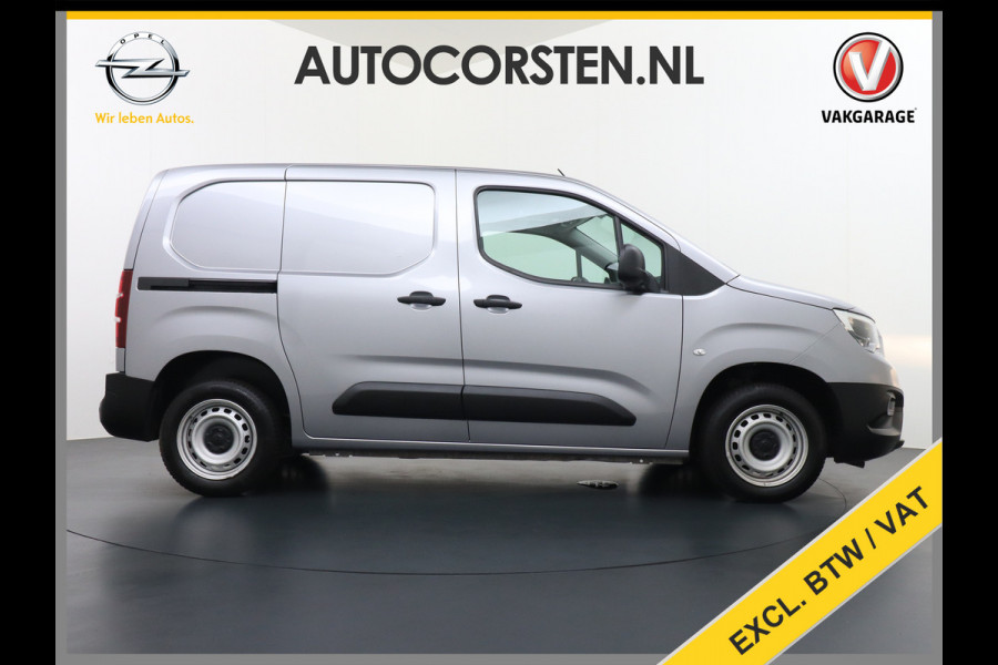 Opel Combo 1.5D 102PK L1H1 Airco Cruise Control Lichtsensor Pdc Schuifdeur Betonplex vloer Lat om Lat Betimmering Tussenwand Euro 6