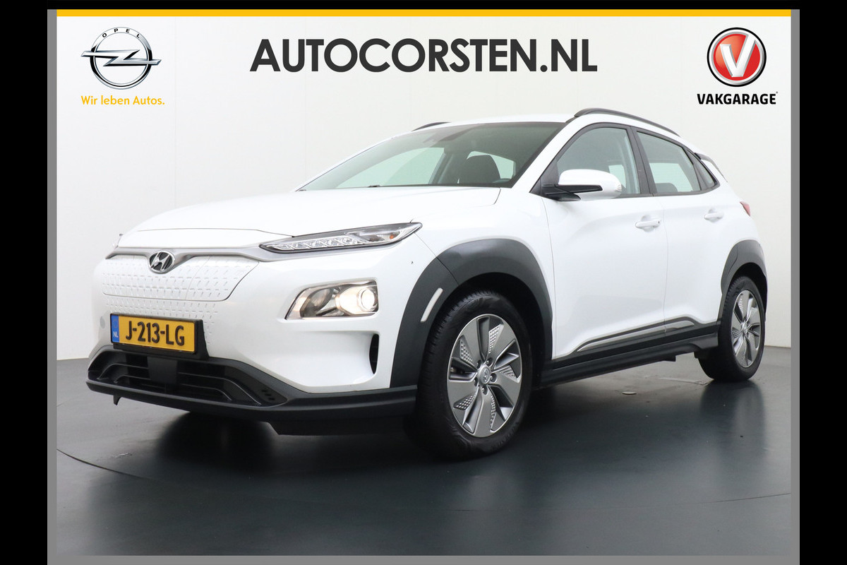 Hyundai Kona EV Comfort 64kWh Warmtepomp Navi Ecc Camera Adaptieve Cruise Control Pdc DAB Apple Carplay Android Auto Led Premium Krell® Audio Keyless Resterende garantie op de hoogspanning accu 4 jaar of tot 160.000km