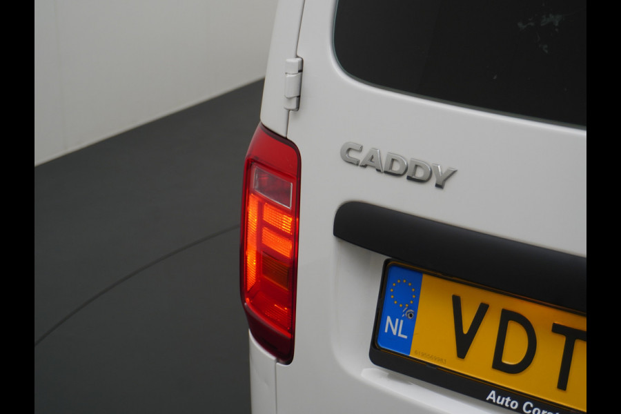 Volkswagen Caddy 2.0TDI L1H1 BMT Airco Navi App Connect Discover Media Pdc Trendline Schuifdeur Betonplex Vloer Inbouwkast Euro 6