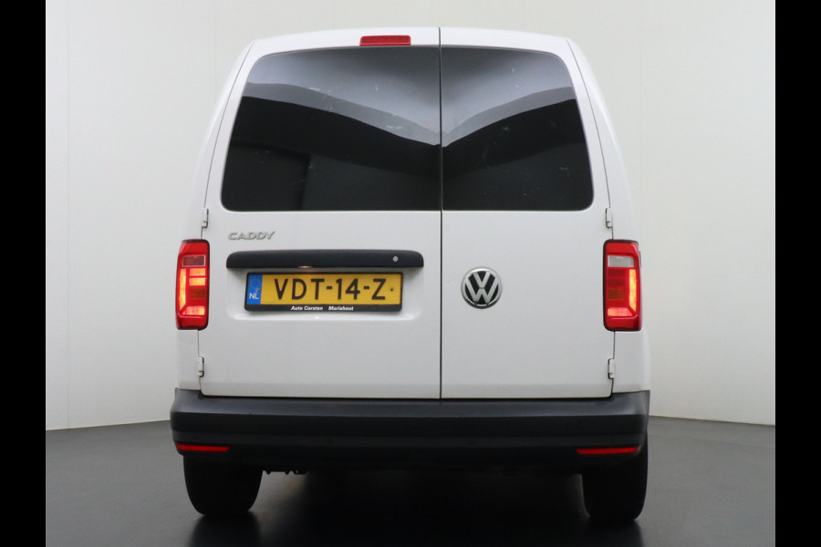 Volkswagen Caddy 2.0TDI L1H1 BMT Airco Navi App Connect Discover Media Pdc Trendline Schuifdeur Betonplex Vloer Inbouwkast Euro 6