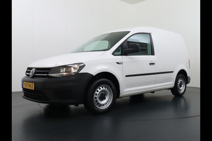 Volkswagen Caddy 2.0TDI L1H1 BMT Airco Navi App Connect Discover Media Pdc Trendline Schuifdeur Betonplex Vloer Inbouwkast Euro 6