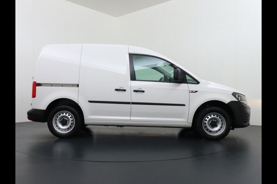 Volkswagen Caddy 2.0TDI L1H1 BMT Airco Navi App Connect Discover Media Pdc Trendline Schuifdeur Betonplex Vloer Inbouwkast Euro 6