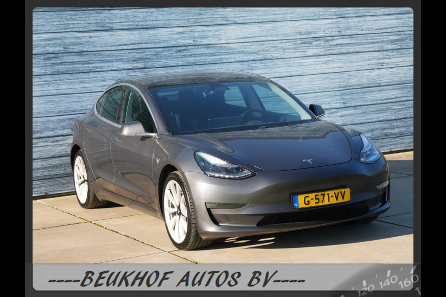 Tesla Model 3 Long Range AWD 75 kWh Trekhaak Soh 92.3% Leer