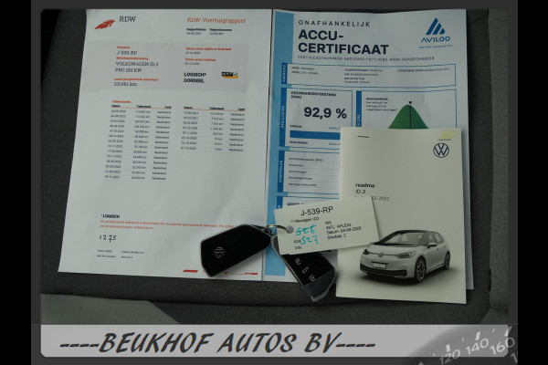 Volkswagen ID.3 First Plus 58 kWh Soh 93% Carplay Trekhaak