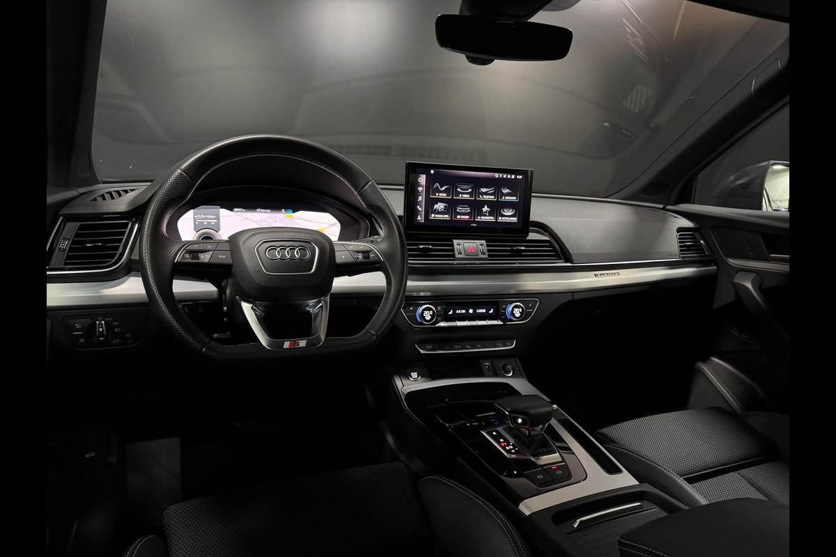 Audi Q5 55 TFSI e Competition 3X S-Line, Black Optik, Virtual Cockpit, Matrix Led, 21" Velg, Luchtvering, B&O, Voll Onderhouden