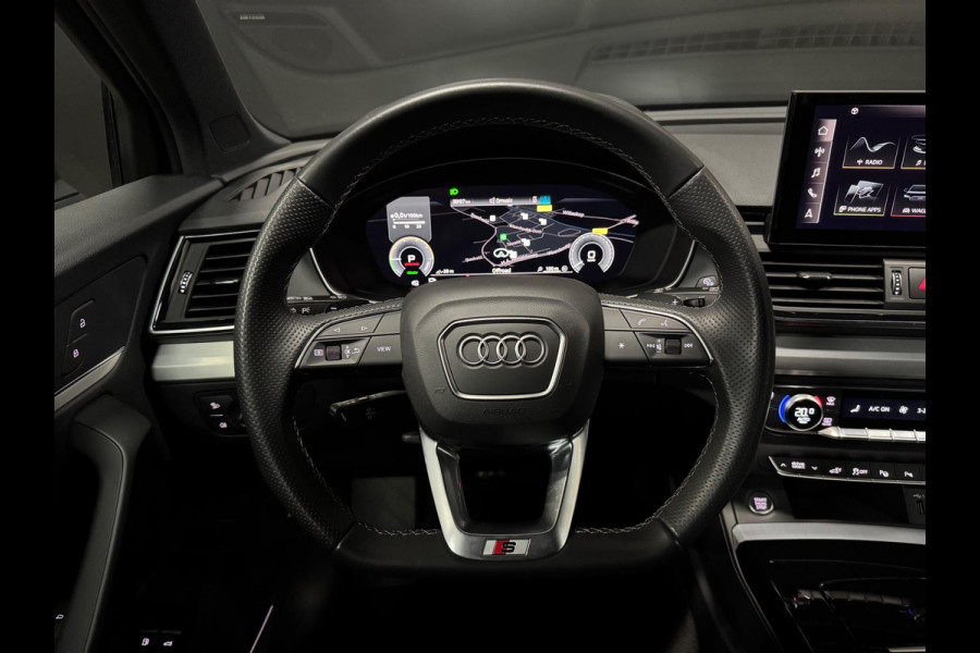 Audi Q5 55 TFSI e Competition 3X S-Line, Black Optik, Virtual Cockpit, Matrix Led, 21" Velg, Luchtvering, B&O, Voll Onderhouden