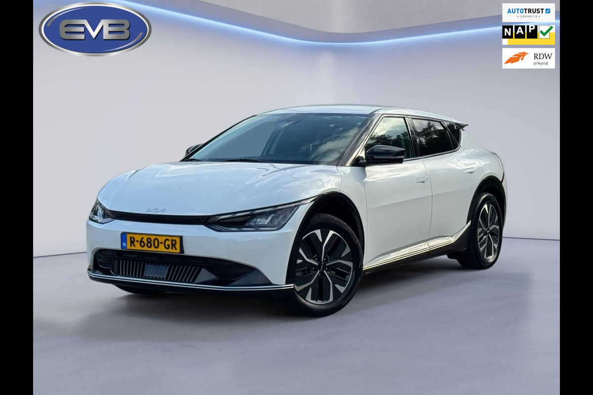 Kia Ev6 Plus 58 kWh, achteruitrijcamera, leder, warmtepomp, led, 19 inch, 1e eigenaar, NL auto met nationale auto pas