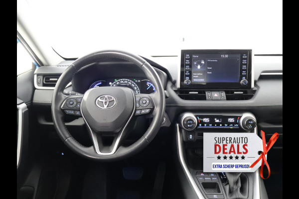 Toyota RAV4 2.5 HYBRID BI-TONE PACK AUTOMAAT GARANTIE 2030* TREKHAAK. ALARM.CYAAN BITONE METALLIC!