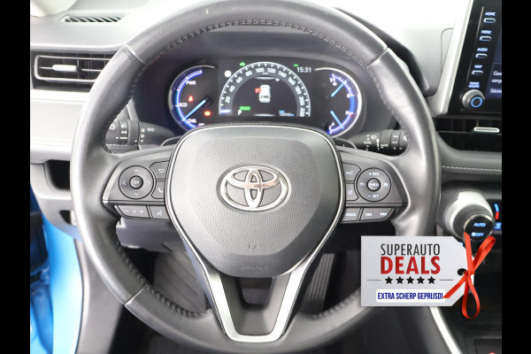 Toyota RAV4 2.5 HYBRID BI-TONE PACK AUTOMAAT GARANTIE 2030* TREKHAAK. ALARM.CYAAN BITONE METALLIC!