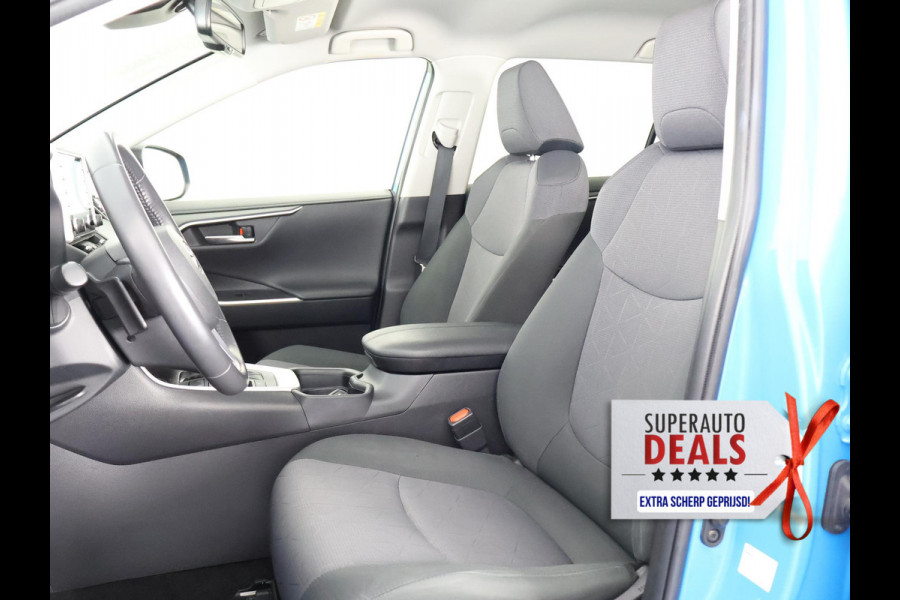 Toyota RAV4 2.5 HYBRID BI-TONE PACK AUTOMAAT GARANTIE 2030* TREKHAAK. ALARM.CYAAN BITONE METALLIC!
