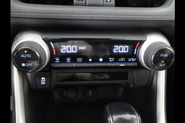 Toyota RAV4 2.5 HYBRID BI-TONE PACK AUTOMAAT GARANTIE 2030* TREKHAAK. ALARM.CYAAN BITONE METALLIC!