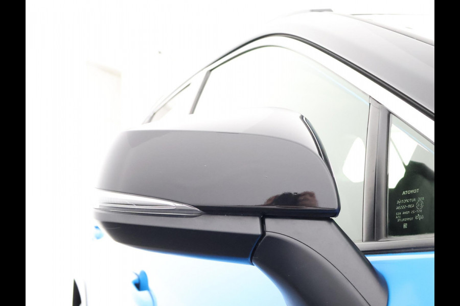 Toyota RAV4 2.5 HYBRID BI-TONE PACK AUTOMAAT GARANTIE 2030* TREKHAAK. ALARM.CYAAN BITONE METALLIC!