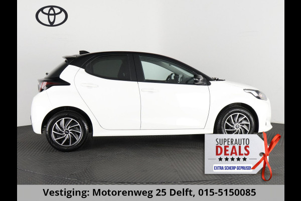 Toyota Yaris 1.5 HYBRIDE GARANTIE TOT 2033* BLACK & WHITE BIJNA 2023. CLOUD NAVI.CLIMA.CRUISE